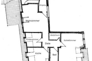 Wohnung mieten in Kylische Straße 40, 06526 Sangerhausen, Großzügig geschnittene 3-Raumwohnung mit Dachterrassenanteil im Zentrum von Sangerhausen!
