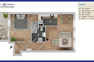 Wohnung mieten in Richterstraße 19, 07545 Gera, 2-Raum-Wohnung mit Balkon & Einbauküche