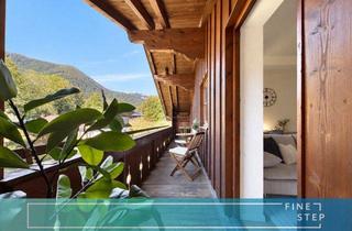 Wohnung kaufen in 83259 Schleching, Ruhe, Natur und Möglichkeiten: Große Dachgeschosswohnung mit großem Balkon in Schleching