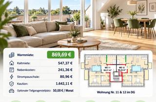 Immobilie mieten in Andreasstr 91, 52372 Stockheim, NUR MIT WBS A! | Moderne 4-Zimmer-Dachgeschosswohnung mit Balkon