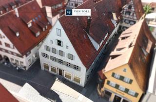 Gewerbeimmobilie mieten in 91550 Dinkelsbühl, Historisches Altstadthaus mit großzügiger Gewerbefläche und modernem Ambiente
