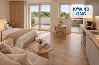 Penthouse kaufen in Dollnsteiner Straße 22, 90453 Reichelsdorf, Wohnen oder vermieten: 1-Zimmer-Penthouse mit Dachterrasse – KfW 40 QNG – Rohbau fertiggestellt