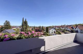 Wohnung kaufen in 78166 Donaueschingen, Provisionsfreie 3,5-Zimmer-DG-Wohnung mit Balkon, Kachelofen und Weitblick in Donaueschingen