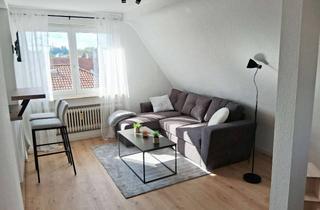 Wohnung mieten in Krefelder Straße 23, 70376 Bad Cannstatt, Erstbezug: Helle 2-Zimmer-Dachgeschosswohnung möbliert und löffelfertig in Stuttgart