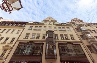 Wohnung mieten in Hainstraße 10, 04109 Zentrum, Charmante Maisonette-Wohnung im Herzen der Leipziger City | Wunderschöne Galerie | Gäste-WC | Aufzug
