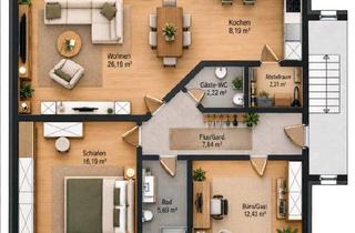Wohnung kaufen in 66663 Merzig, Merzig - Moderne 3Zimmer Eigentumswohnung 84 qm, Garage, Energie A,