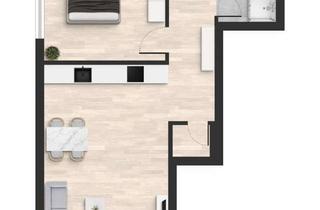 Wohnung kaufen in 75015 Bretten, Erstbezug in Bretten – hochwertig ausgebaute 2-Zimmer-Wohnung mit Küche und Stellplatz