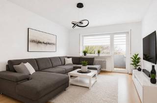 Wohnung kaufen in 76344 Eggenstein-Leopoldshafen, Vermietete 2-Zimmer-Wohnung mit Balkon und Garage