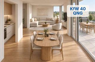 Penthouse kaufen in Dollnsteiner Straße 22, 90453 Reichelsdorf, Penthouse mit 25 m² Dachterrasse: 3 Zimmer, Neubau KfW 40 QNG – Rohbau fertiggestellt