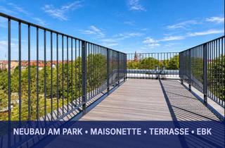 Wohnung mieten in Borsdorfer Straße, 04318 Anger-Crottendorf, Dachgeschoss-Maisonette mit Dachterrasse und Fernblick ** Einbauküche ** 2 Bäder ** Lift ** Parkett