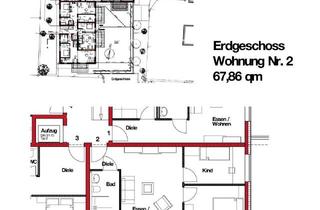 Wohnung mieten in Bellingstr. 19, 72285 Pfalzgrafenweiler, Exklusive 3-Zimmer EG-Wohnung - zentral gelegen in Pfalzgrafenweiler - Whg. 7102-Bilder folgen!