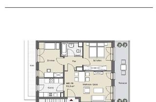 Wohnung mieten in Brachtstraße 18, 40223 Bilk, Moderne 3 Zimmerwohnung zur Miete mit Dachterrasse in Düsseldorf Bilk - Wentzel Dr.