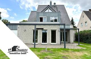 Haus kaufen in 48653 Coesfeld, Ein Zuhause am Wasser: Traumhaftes Haus mit eigenem Berkelzugang, Steg & Kamin!