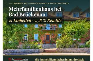Anlageobjekt in Dreistelz, 97789 Oberleichtersbach, Mehrfamilienhaus bei Bad Brückenau: 20 Wohnungen + Praxis, rd. 10,8 % unter Verkehrswert