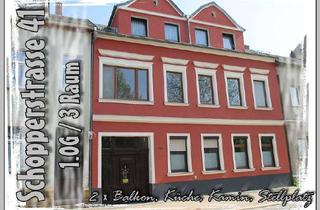Wohnung mieten in Schopperstr. 41, 07937 Zeulenroda-Triebes, EXKLUSIVE WOHNUNG*2x BALKON*KAMIN*KÜCHE*3/4 RAUM*ZENTRUMSNAH*STELLPLATZ*AB SOFORT FREI*