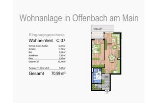 Wohnung mieten in Friedhofstraße 50, 63065 Offenbach, Offenbach StadtmitteHelle 2 Zimmerwohnung im EG in Offenbach