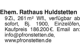Immobilie kaufen in 72539 Pfronstetten, Ehem. Rathaus Huldstetten
