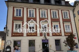 Büro zu mieten in Marktplatz 18, 73479 Ellwangen, Elegantes Büro, Marktplatz 18, Kulturdenkmal, repräsentativ, Ladenlokal, werbewirksam, große Fenster