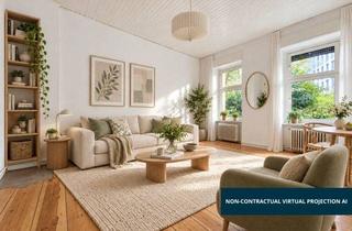 Wohnung kaufen in Hasenheide, 10967 Berlin, Charmante, renovierte 2-Zimmer-Wohnung zum ruhigen Innenhof – mit Zugang zum Volkspark Hasenheide
