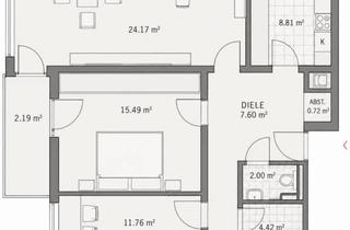 Wohnung kaufen in 83224 Grassau, 3-Zi. Erdgeschoss-Wohnung mit Balkon, sofort beziehbar