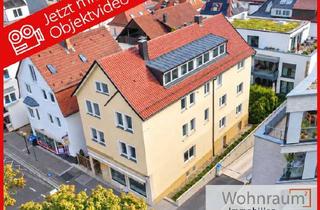Haus kaufen in 70736 Fellbach, Vielseitiges Wohn- und Geschäftshaus mit drei Wohnungen, Büro und Gewerbeeinheit in Fellbach