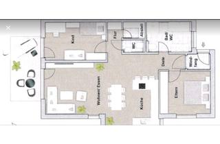 Wohnung mieten in Wartberg 29, 74906 Bad Rappenau, Helle 3-Zimmerwohnung, Südbalkon, EBK, 2 Stellplätze, Keller in Bad Rappenau Stadt