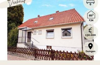 Einfamilienhaus kaufen in 31089 Duingen, Einfamilienhaus mit großem Grundstück und Doppelgarage in Duingen zum Kauf