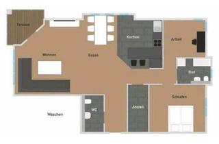 Wohnung kaufen in 66636 Tholey, Tholey - Moderne 91 m² Eigentumswohnung mit Balkon und Garten und 2 Bäder