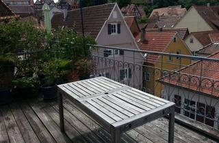 Wohnung mieten in 72070 Tübingen, Dachterrasse in der Altstadt mit Schlossblick