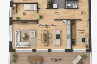 Penthouse mieten in Eschenbachstraße, 89584 Ehingen, Helle 4-Zimmer Penthouse Wohnung in Ehingen (Donau)