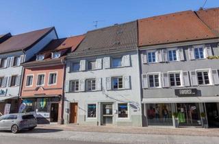 Haus kaufen in 79341 Kenzingen, 2 Innenstadthäuser auf einem Grundstück mit Gewerbeeinheit, teilweise leerstehend