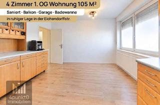 Wohnung mieten in 86732 Oettingen, RESERVIERT: 4-Zimmer-Wohnung mit Balkon und Garage – 2024 modernisiert