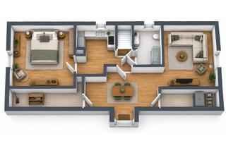 Wohnung mieten in 89195 Staig, Attraktive und vollständig renovierte 2-Zimmer-DG-Wohnung in Staig