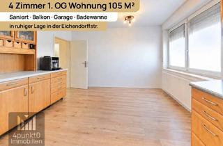 Wohnung mieten in 86732 Oettingen, RESERVIERT: 4-Zimmer-Wohnung mit Balkon und Garage – 2024 modernisiert