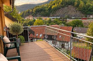 Wohnung kaufen in 76596 Forbach, Wohnen mit besonderem Flair – Dachgeschosswohnung mit eigener Dachterrasse