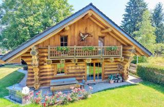 Haus kaufen in 98716 Geraberg, Exklusives Naturstamm-Chalet im Thüringer Wald | schlüsselfertig, möbliert, mit Whirlpool & Sauna