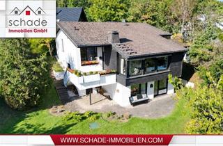Haus kaufen in 58840 Plettenberg, SCHADE IMMOBILIEN - Sie suchen das Besondere? EFH mit ebenem Grundstück in Holthausen-Hechmecke!