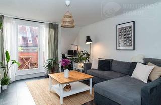 Immobilie mieten in Hofweide xxx, 21031 Lohbrügge, möblierte 2 Zimmer Maisonette Dachgeschosswohnung in Lohbrügge