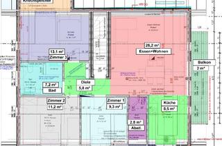 Wohnung mieten in Wiesmühlstraße 10, 85625 Glonn, Moderne, neu errichtete Dachgeschosswohnung mit Balkon und Gartenanteil in Glonn