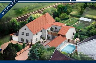 Einfamilienhaus kaufen in 99752 Bleicherode, Großzügiges Landhaus mit modernisiertem Ambiente, weitläufigem Garten und Pool