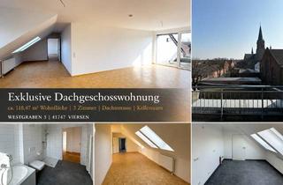 Wohnung kaufen in Westgraben, 41751 Viersen, Exklusive Dachgeschosswohnung mit Dachterrasse in zentraler Lage von Viersen