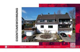 Wohnung kaufen in 58849 Herscheid, R.B. Makler: Großzügige Eigentumswohnung im Erdgeschoss mit Terrasse und zwei Garagen!