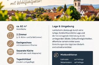 Wohnung mieten in Stadtgrabenstraße, 67245 Lambsheim, Dachgeschosswohnung mit besonderem Scharm