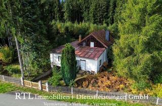 Haus kaufen in 95126 Schwarzenbach a d Saale, Völlig ohne Nachbarn: ausgebautes Bahnhäuschen in Alleinlage (A1795)