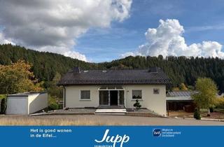 Einfamilienhaus kaufen in 54570 Schutz, Phänomenale Lage mit Aussicht! Freistehendes Einfamilienhaus mit Wintergarten, Garten, Garage Schutz