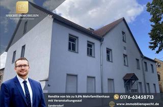 Mehrfamilienhaus kaufen in 06792 Sandersdorf, Rendite von bis zu 9,6% Mehrfamilienhaus mit Veranstaltungssaal