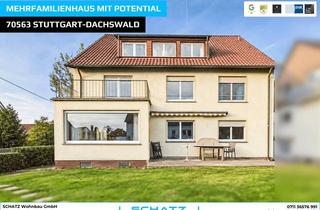 Mehrfamilienhaus kaufen in 70569 Vaihingen, Mehrfamilienhaus im Dachswald mit 3 abgeschlossenen Einheiten, 4 Garagen und weitläufigem Grundstück