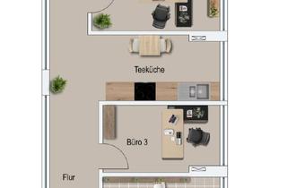 Büro zu mieten in Leimengrube, 74613 Öhringen, Büroflächen mit Aussicht, Balkon, Küche und Bad/WC