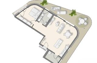 Penthouse mieten in 74189 Weinsberg, 2-Zi. Penthouse mit Küchenblock | Neubautraum - 4living Weinsberg