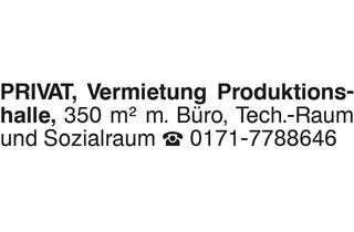 Immobilie mieten in 72250 Freudenstadt, Produktionshalle